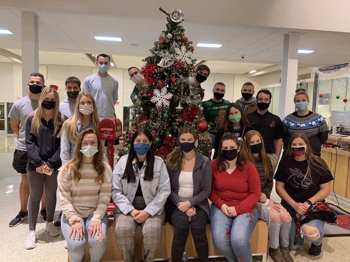 SGA members had a great time decorating the rec center!