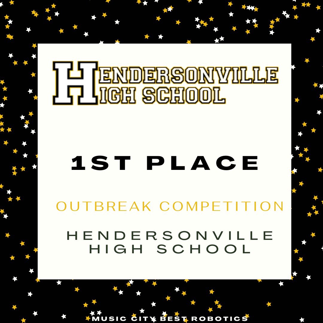 MCBestRobotics's tweet image. Congratulations to the Top 3 teams for the Outbreak Competition! Great job to everyone who was involved!