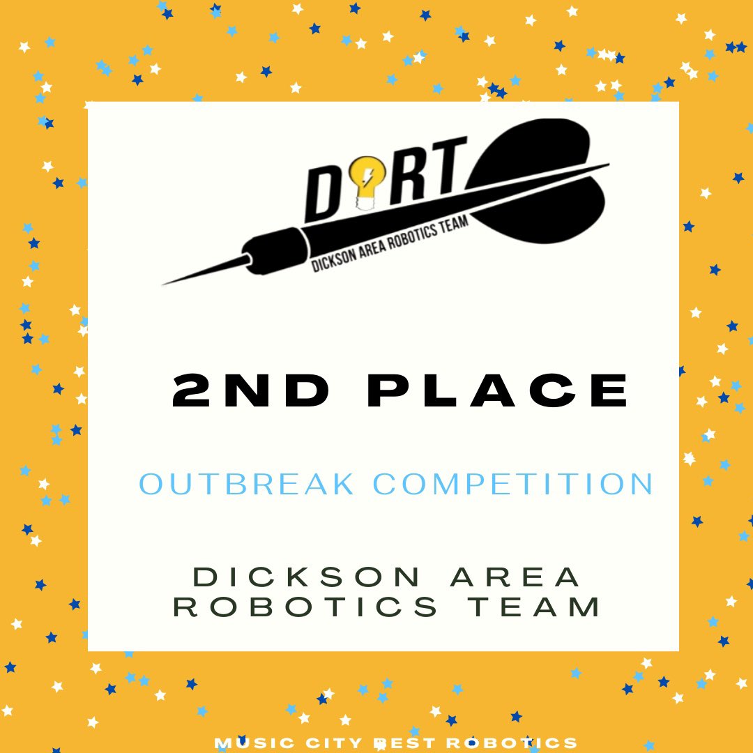 MCBestRobotics's tweet image. Congratulations to the Top 3 teams for the Outbreak Competition! Great job to everyone who was involved!