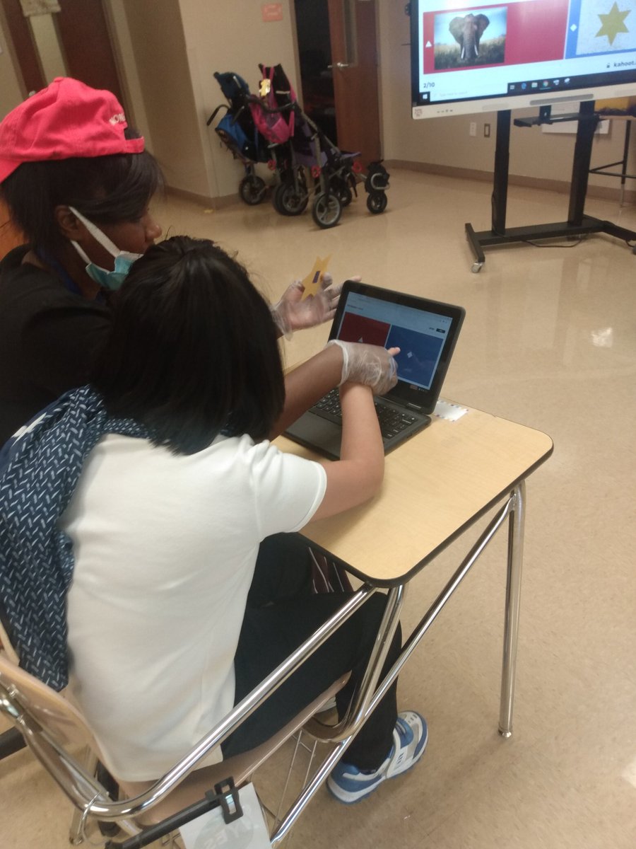 Dr_Corcoran's tweet photo. Ms. Jakob creates a Kahoot with picture choices to review content &amp; engage students! @BryanMRussell @mgbongiovi @RoyalPalm_RPS @southPbcsd @SommerPBCSD https://t.co/CqqzTBJayt