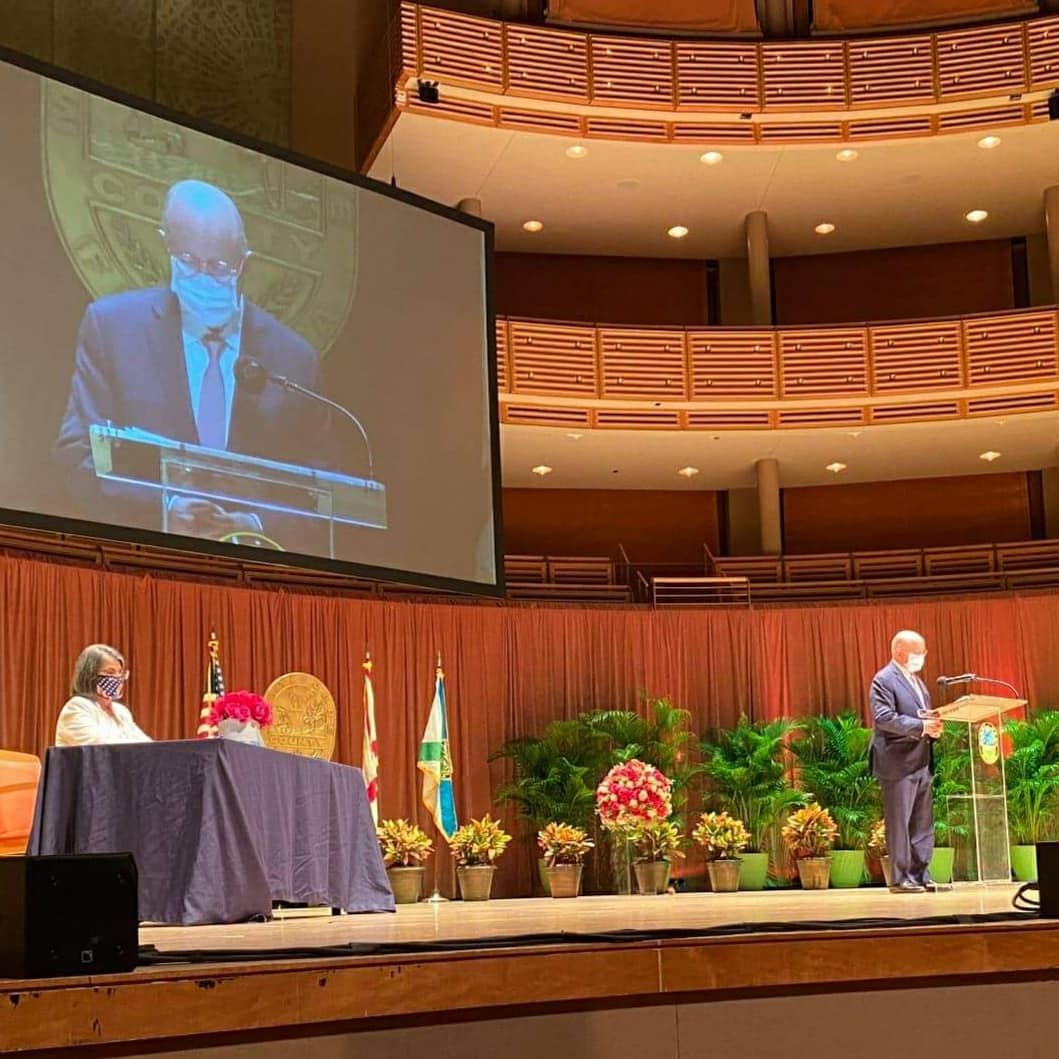 EduardoJPadron's tweet photo. Proud and privileged to have sworn in Luisa Santos as a member of the school board as well as introducing Daniella Levine Cava, our new county Mayor. Two extraordinary ladies!
#opportunitychangeseverything
#womenleaders
#miamileaders https://t.co/ntAwcCV28Y