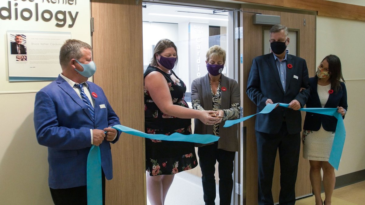 ERHF1's tweet photo. We were grateful to have a small and #CovidSafe #FamousFirst earlier this month celebrating the opening of our brand new state-of-the art Bruce Kehler Cardiology department, made possible the Kehler Family’s incredibly generous donation. We cannot thank them enough! #GameChangers https://t.co/GdBmdgst30