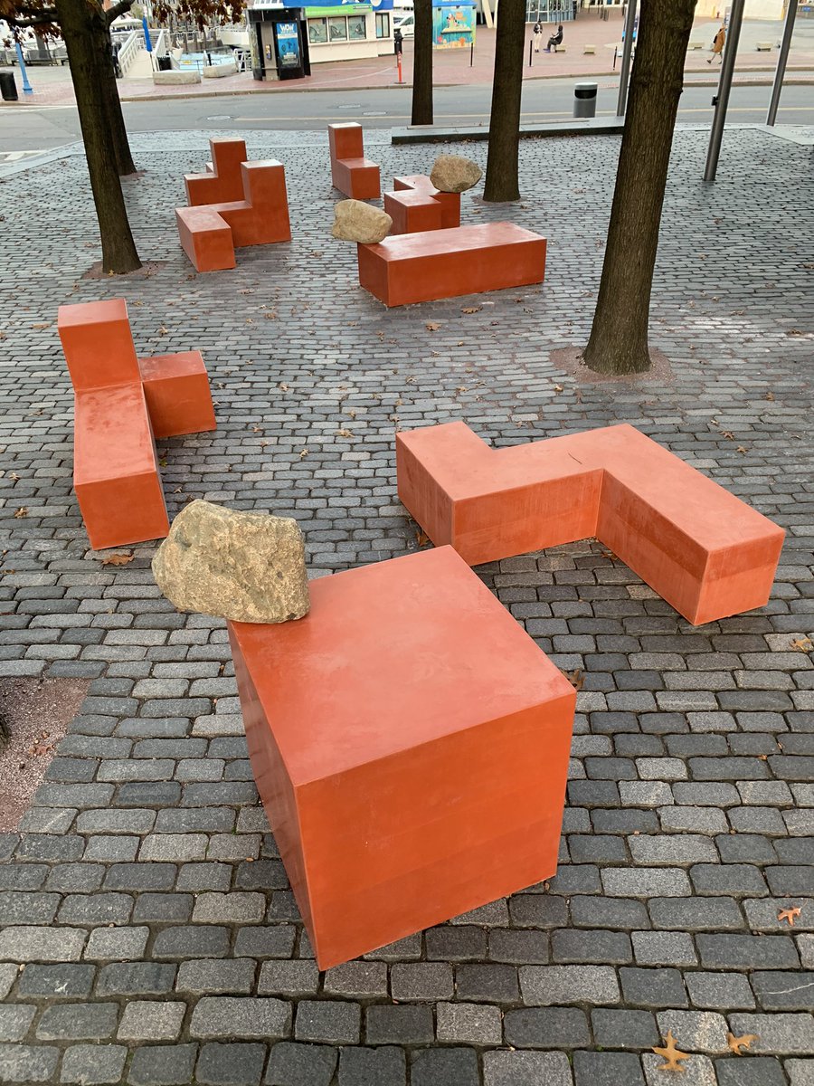 ferryfaerie's tweet photo. In search of some fun new public art? Explore the newest @now_and_there installation #ToEachEraBOS by Jose Dávila. Not only does it draw you through Central Wharf Park between @NEAQ and @HelloGreenway, it (officially) invites you to climb on it and explore different perspectives. https://t.co/jaDGFhOmpu