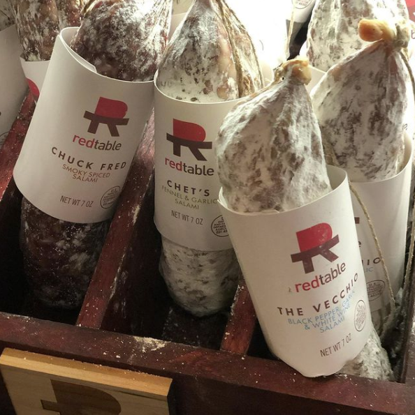 Red Table Meat Co. was the first business to open at FOOD BUILDING. Founded by local chef Mike Phillips, Red Table works with small farms to source sustainably raised heritage pork &amp; transforms it into high-quality salumi in house. Now you can order at neiiborcrate.com