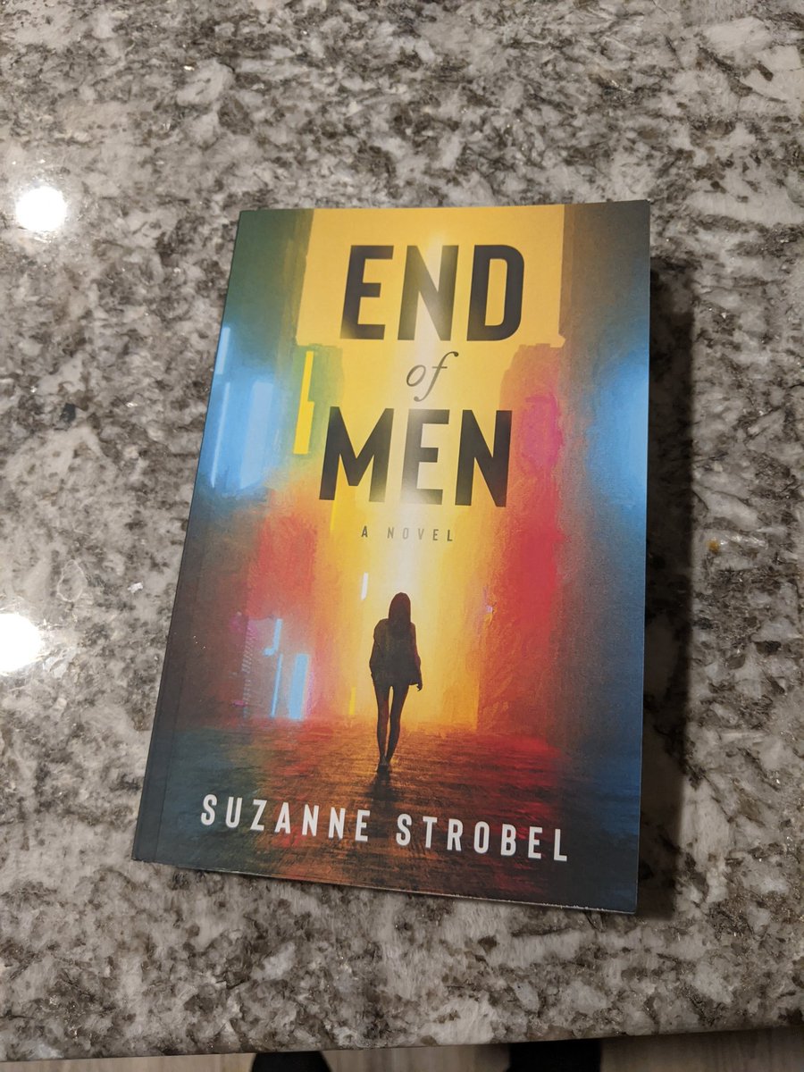 D_Knight_41's tweet image. Just received my copy of #EndofMen by local author and friend @suz_strobel 
Really looking forward to reading her first published work and I encourage you all to get a copy and do the same!