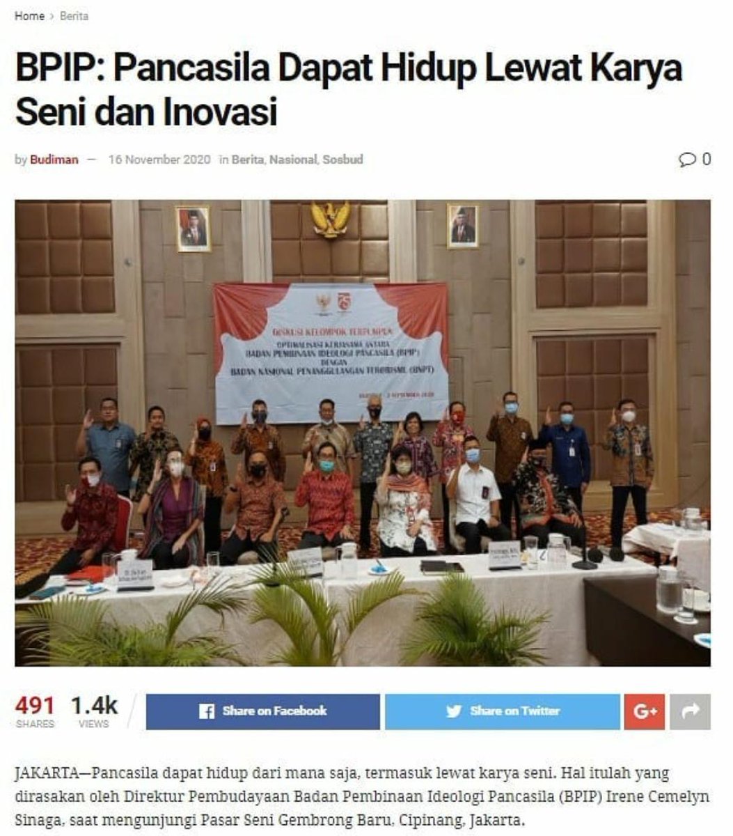 LeMax25211477's tweet photo. RUU BPIP untuk memperkuat Pancasila. #DukungRUUBBPIP https://t.co/xXOJCTvD3f