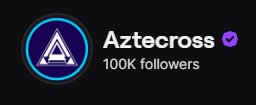 Aztecross's tweet photo. Thank you all for the love on Twitch ☺️ https://t.co/p5bKL2O1N7