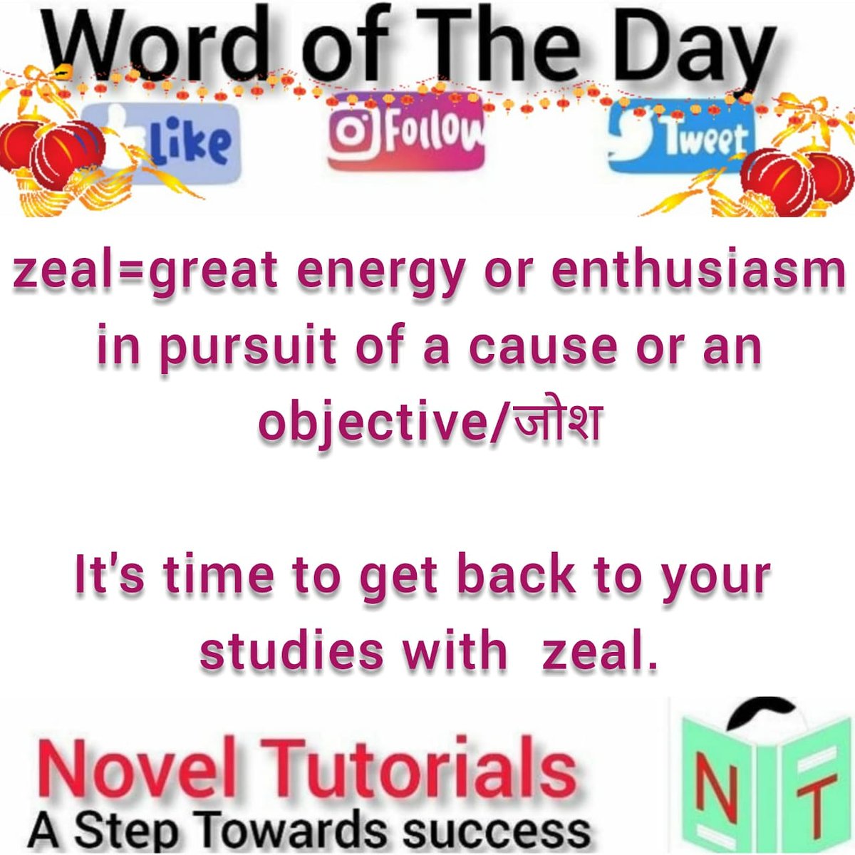 NovelTutorials's tweet image. #newwordeveryday #FunWithLanguage #education #LanguageExpert #dailylearning #knowledge #GoOnline #funfacts #BrainTonic #EasyEnglish #OneWordDaily #meanings #NewWords #synonyms #GeneralEnglish #MagicOfWords #SentenceBuilding #UseNewWords #HindiMeaning #LoveEnglish #StudyEnglish