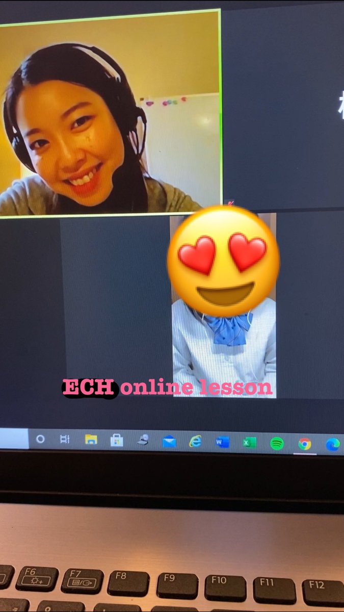 ech2009_com's tweet photo. ＥＣＨでは、オンラインレッスンも行っております。とても楽しそうでした😍😍 #英会話 #オンラインレッスン #河内永和 https://t.co/CffFTzxlqT