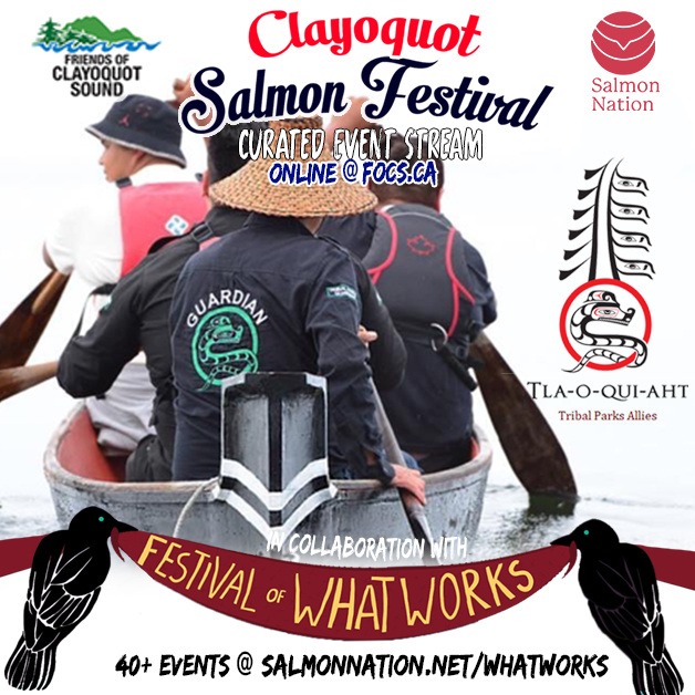 ClayoquotFriend's tweet photo. TOMORROW  from 11am-12pm, "Tourism as a Force for Good" explores how businesses can adequately support Indigenous Nations through regenerative tourism business ventures across Salmon Nation. #clayoquotsalmonfestival #festivalofwhatworks https://t.co/pmX3cpVfol