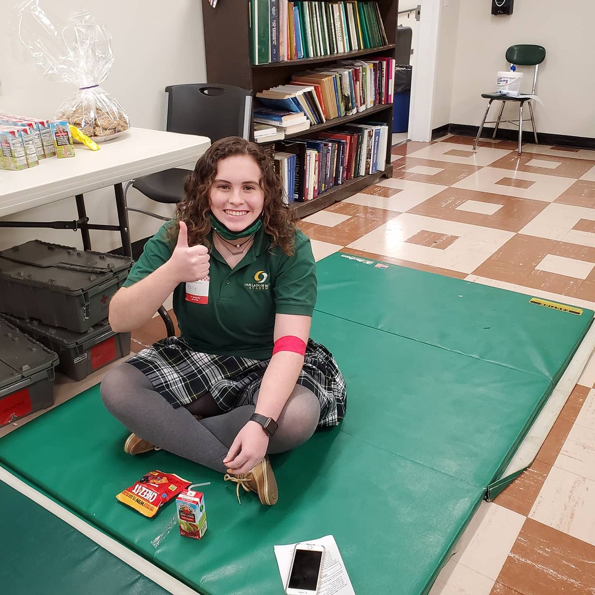 OLMA_NJ's tweet photo. Thank you to everyone who participated in today's Blood Drive -- the first of the new school year. Despite a few last-minute changes, the drive was a great success and our student committee outstanding. Watch for news on our next drive in March! #olmacares #sisterhood https://t.co/UKewV1ssGC