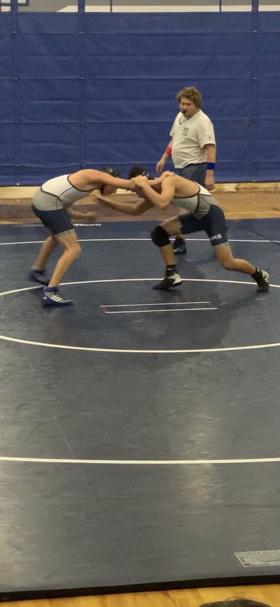 Coop3721's tweet photo. Nates first match is Monday. Tonight was intra squad matches. Proud of how hard he’s been working. He showed some real grit... looking forward to a great season. https://t.co/KnWujUUItn