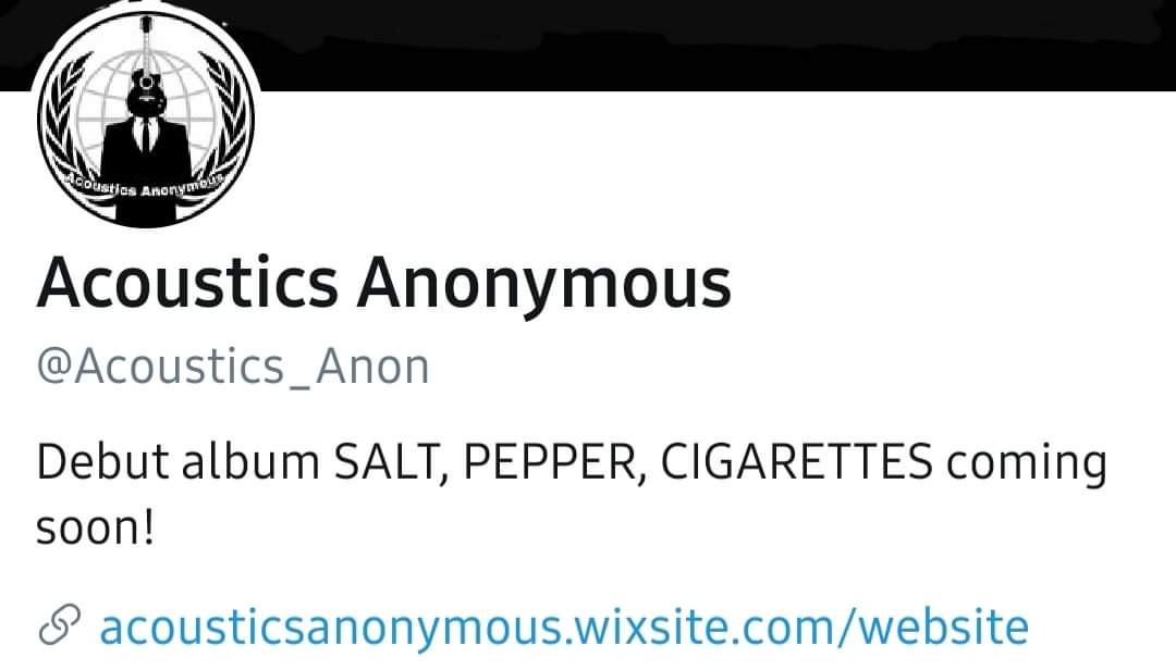 mrbighead77's tweet photo. My band @Acoustics_Anon has finshed recording our debut album Salt, Pepper Cigarettes!!
#acousticmusic #acoustic #guitar #cajon #AA #BECSPC #NY #HudsonValley #HVMusic https://t.co/yOA7D2Xlqa