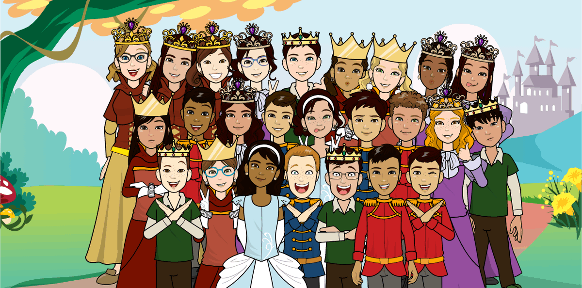 We were missing class photos this year, so we decided to create our own! Allow me to introduce the grade 7s and 8s of Holy Rosary! #WeAreHRM <a href="/HolyRosaryM/">Holy Rosary, Milton</a>