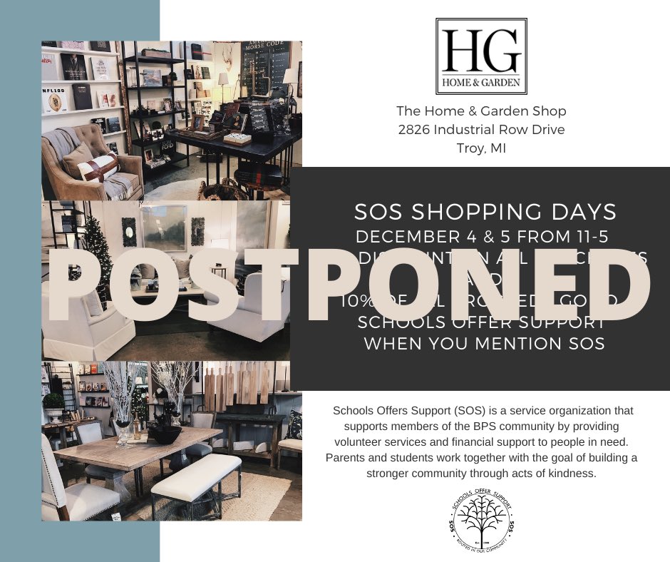 POSTPONED - STAY TUNED!

This event has been postponed to a yet to be determined date.

facebook.com/homeandgardend…

thehomeandgardenshop.com