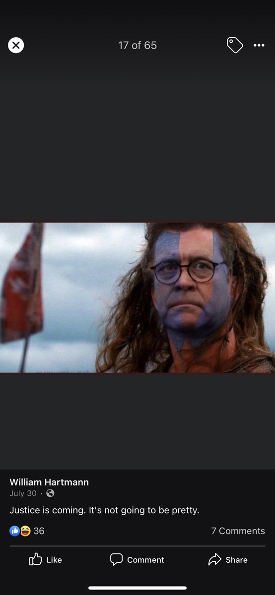 This guy defended Roy Moore. And thinks Bill Barr is William Wallace.