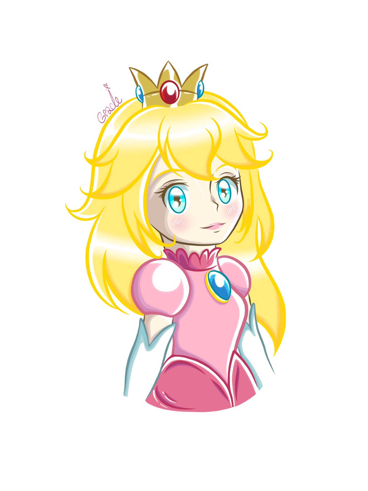 Princess Peach - Super Mario Bros. - Image by Yuino (Fancy Party) #1501558  - Zerochan Anime Image Board | Princess peach, Super princess peach,  Nintendo princess