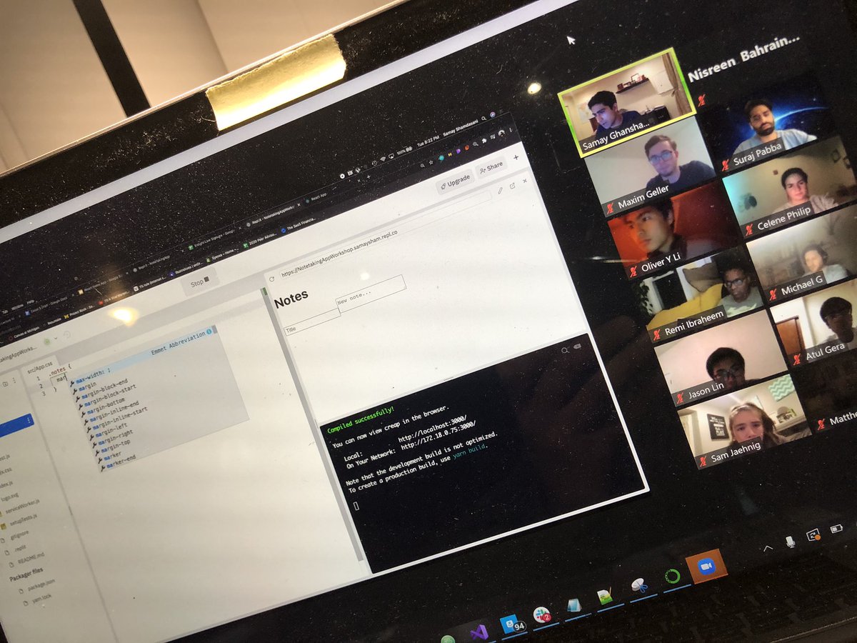 nisreencodes's tweet photo. Learning #reactjs with @tryEnlight, always a pleasure to code for fun https://t.co/Jxcdjmc7dB