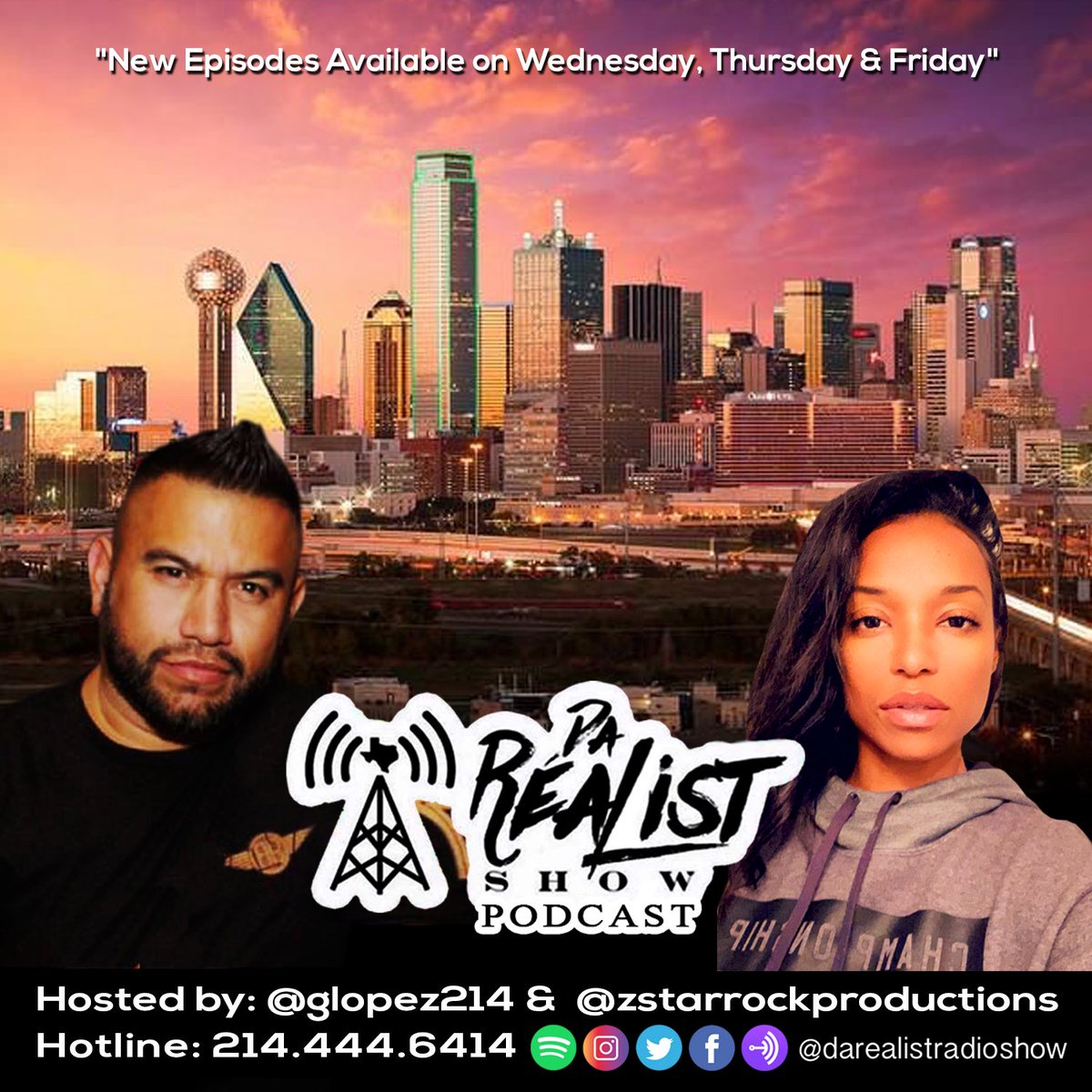 Make sure you follow <a href="/DaRealistShow/">Da Realist Show on Podcast</a> on #spotify and listen to all the new Interviews today! <a href="/LilRonnyMothaF/">Lil Ronny MothaF</a> <a href="/ButchaBoie/">Butcha Boie</a> #djjiggyjane <a href="/djtussdcc/">Mr Real Talk ©™</a>