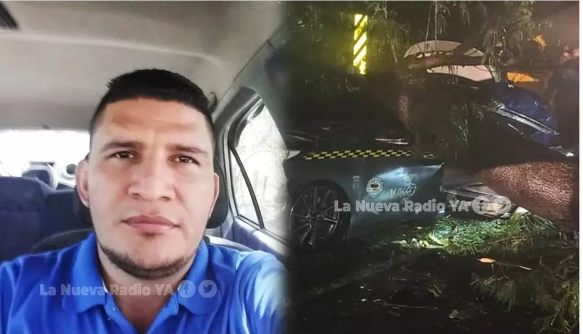 79Trinchera's tweet photo. De forma instantánea murieron dos personas del sexo masculino que viajaban en el taxi placas M 06-663, sobre el que cayó un enorme árbol, cuando se desplazaban por el kilómetro 31 de la carretera a Villa El Carmen, Managua.
#TR79 ❤🖤✌ https://t.co/7TnRZp8nQh