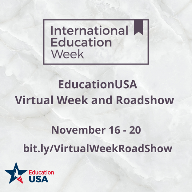 educationusanz's tweet photo. Learn about studying in the United States! Join the #EdUSARoadshow from November 16-20 during #IEW2020.  https://t.co/fUithScFhT https://t.co/IExzLLmgKP