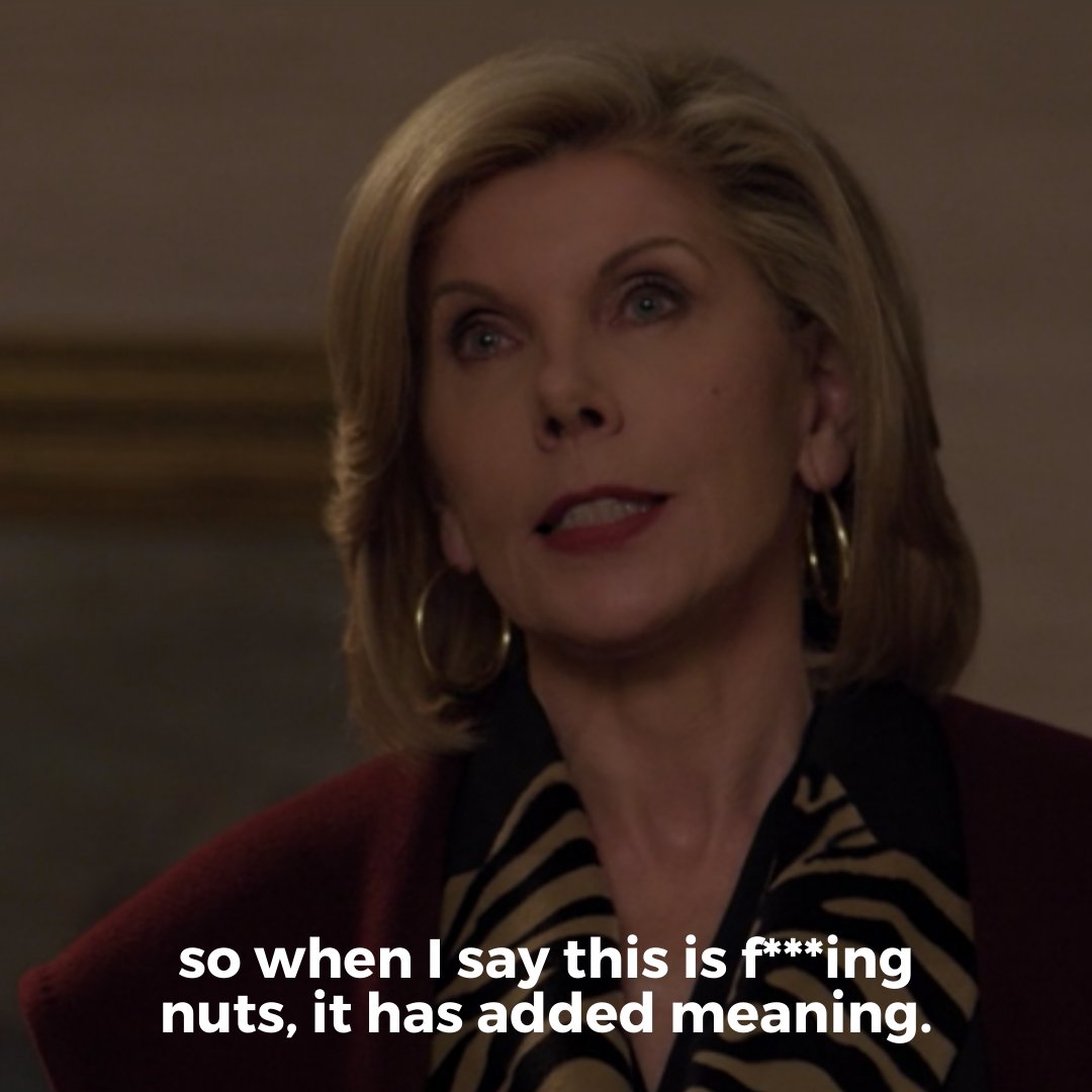 GoodFight_CBS's tweet photo. She 👏 did 👏 not 👏 stutter 👏. #TheGoodFight https://t.co/lNlyyNA5VZ