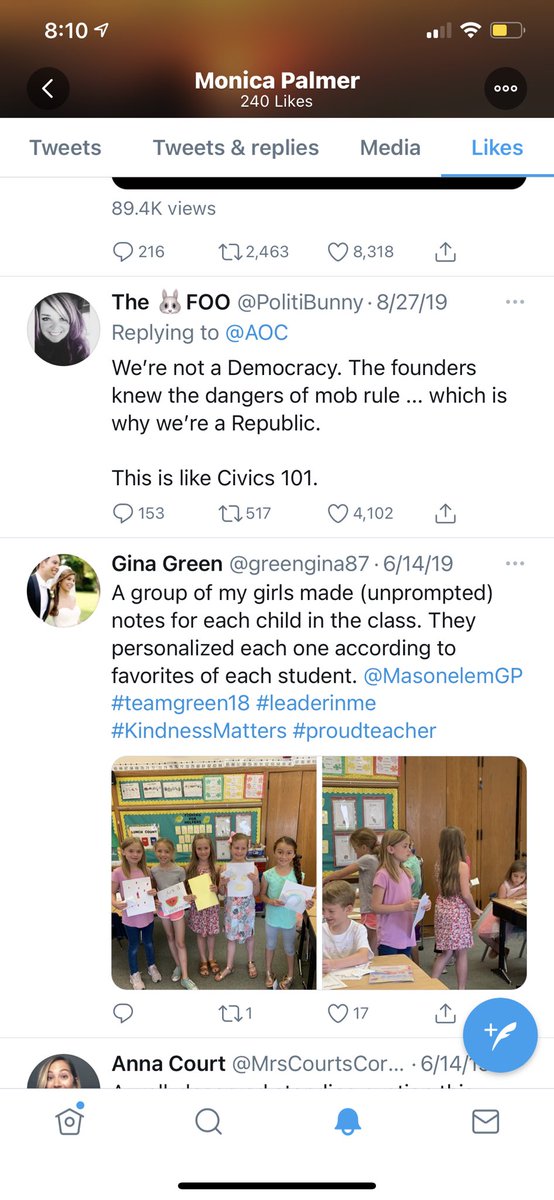 Pulling in facts about Wayne County Cnvsr  @monicaspalmer - likes a tweet that says the US is not a democracy. Gives you insight into her thinking and actions. Also said a race decided by 59 votes is too large a gap for recount - Trump is down 150K! She also hates poor people.