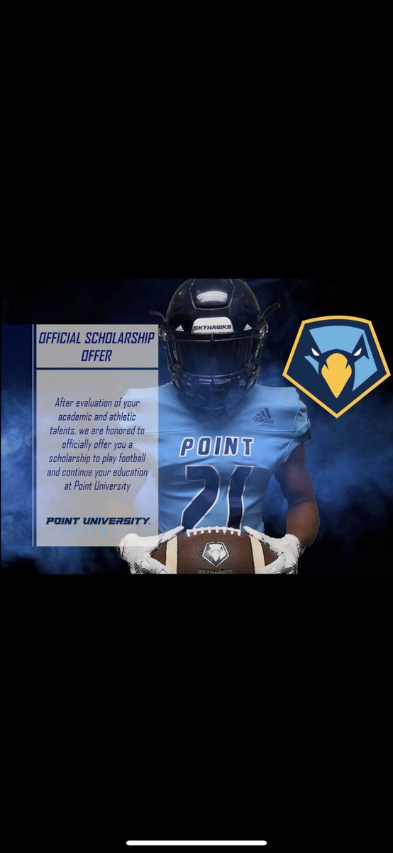Zach_thomas55's tweet photo. Blessed to receive an offer from Point University‼️🏈 https://t.co/EVymX4L95o