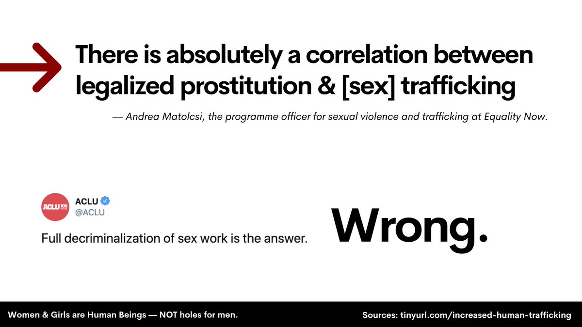 "The scale effect of legalized prostitution leads to an expansion of the prostitution market, increasing human trafficking... On average, countries where prostitution is legal experience larger reported human trafficking inflows." https://doi.org/10.1016/j.worlddev.2012.05.023