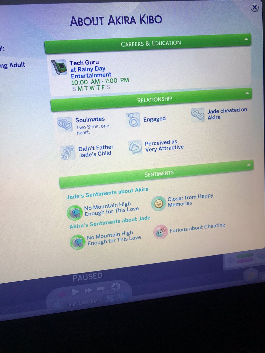 lbcake88's tweet image. I am really enjoying sentiments! They add to the gameplay for sure! @TheSims