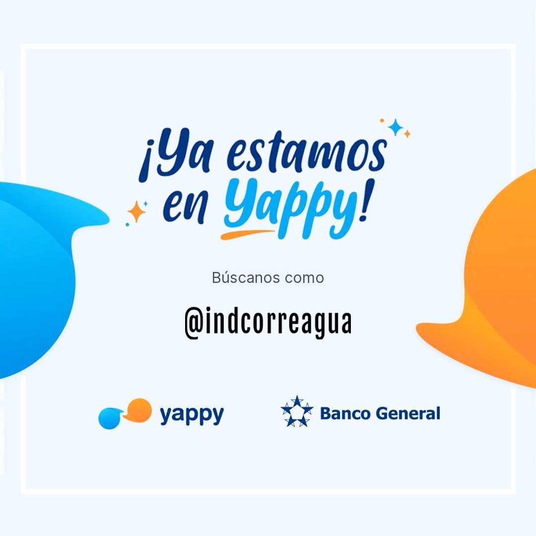 indcorreagua's tweet photo. Hacer tu pedido Correagua cada vez es más sencillo, ahora puedes pagar desde la comodidad de tu hogar con Yappy.
Podrás encontrarnos como @indcorreagua
#cotizaahora #techocorreagua #techopanama #acerofuerte #aceropanama https://t.co/wjdLf0Tq3K