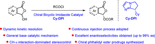 angew_chem's tweet photo. Chiral Bicyclic Imidazole-Catalyzed Acylative Dynamic #KineticResolution for the Synthesis of Chiral Phthalidyl Esters (Zhang) https://t.co/ORR2AdJnle https://t.co/tNRXUaFkGP