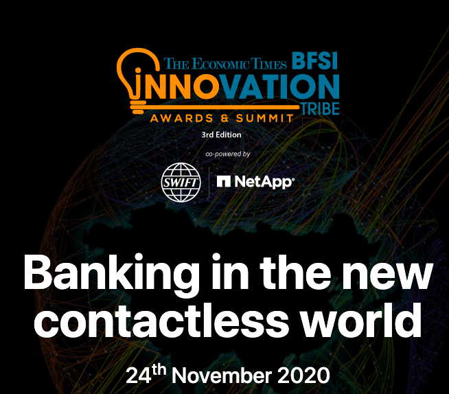 This is the  @EconomicTimes Virtual event called "Innovation award and summit" . This is a 'Virtual event'. You can check the website  https://etunwired.et-edge.com/virtual/innotribe/ for more details