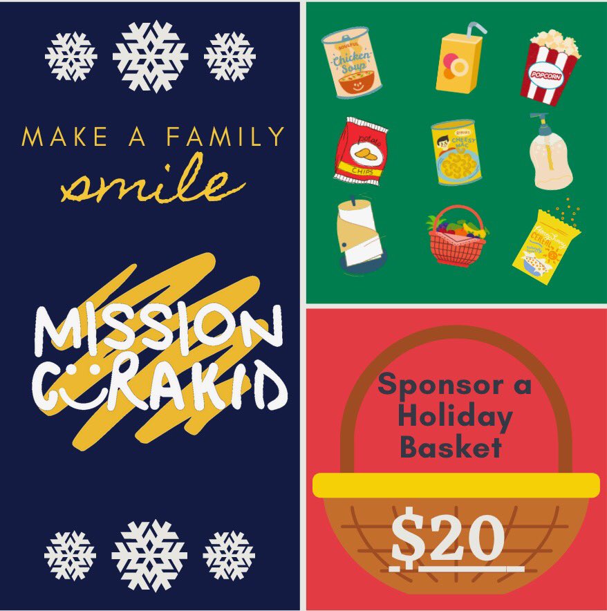 missioncurakid's tweet photo. Looking for more ways to donate to our current project? You can now donate non perishable foods or sponsor a holiday family basket! https://t.co/PQNtgXeJ7x