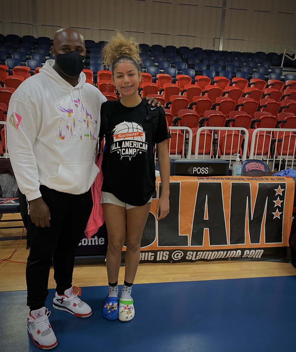 iamnaveyah's tweet image. Great competition 🔥Thank You for the opportunity to be apart of your camp 🙏🏽🏀 #Southeastallamerican #SlamHS #4ThaCulture