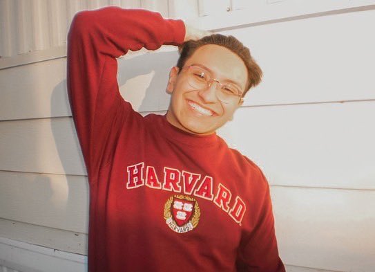 Harvard_Cheer's tweet photo. Today, we’re so excited to introduce another one of our team members and share some more Harvard spirit ♥️ Meet Alfonso, a first year and new member on the Harvard Cheerleading team! ✨ #Harvard https://t.co/OqV5nfqyTG