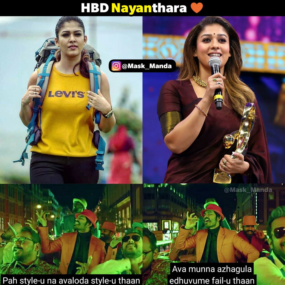 mask_manda's tweet photo. #HBDNayanthara ❤😍
#MaskManda #Nayanthara
#HappyBirthdayNayanthara https://t.co/Q1Fh8sJZzM