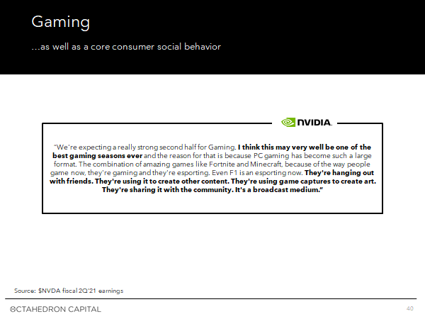 First, some mandatory disclosures
