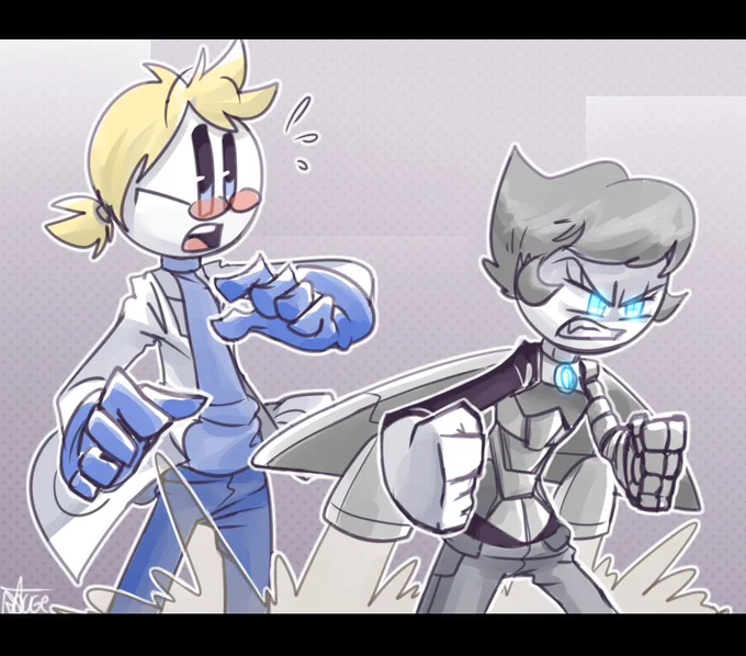 robo chick and doc dude
(last art of the day, night night??)
#HenryStickminFanArt #HenryStickmin #genderbend 