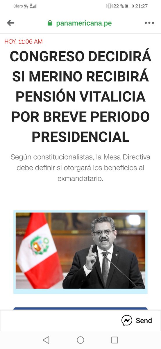 MarkoAContrera2's tweet photo. Que tienen que decidir ???? @congresoperu no se pasen de pendejos ! https://t.co/nppKcTXVia
