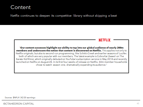 First, some mandatory disclosures