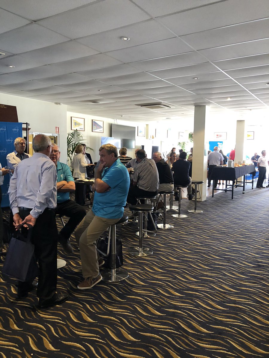 Morning tea has been served at the 2020 Clubs WA Industry Forum and Expo. Great to see so many familiar faces here!