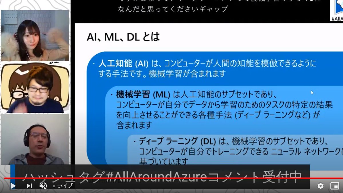 chomado's tweet image. #AllAroundAzure
AI 入門ぜひ見てね！
youtu.be/rjtt6y_1Nak
＿