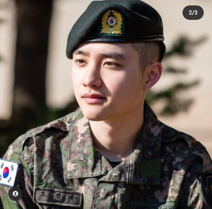 dandaniezz's tweet photo. Soldier soo why you so handsome kyungsoo #Kyungsoo https://t.co/dSr8FlW9PB