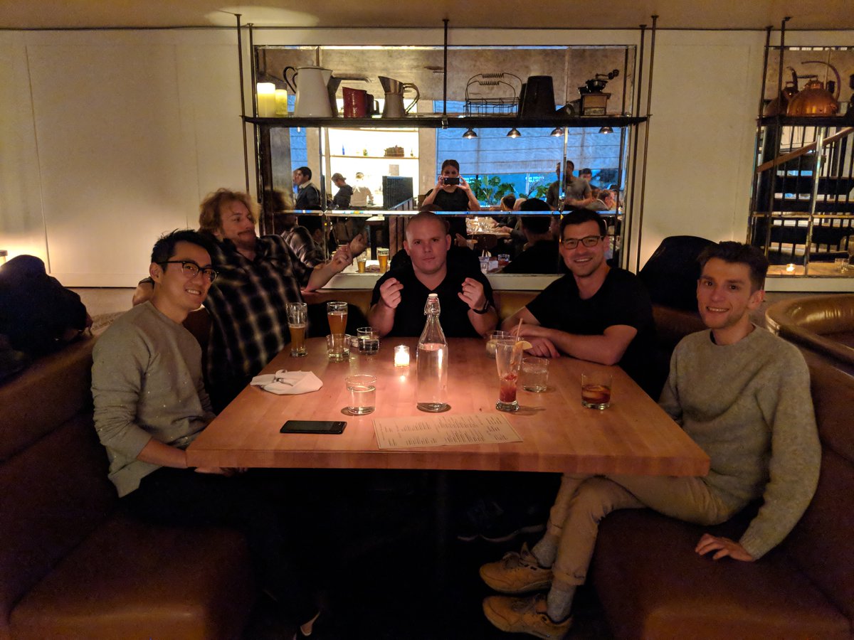 evanyou's tweet photo. 2y+1m ago today... right before React Hooks was announced. This gathering sure spawned a lot of ideas 😂 https://t.co/bs0yp7dwxg