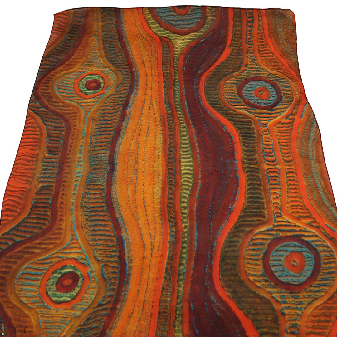 SarettaArt's tweet photo. Saretta Art &amp; Design Fashion ⁠
Featured Silk Scarf: K O Y I Y O O N G - Campsite | Created from Fine Artworks⁠
Browse: https://t.co/0IoGHvyDha⁠

⁠#aboriginaldesign #originalart #silkscarf #aboriginalart #artdesign #sarettartdesign #fashion https://t.co/lv77AJZjMr