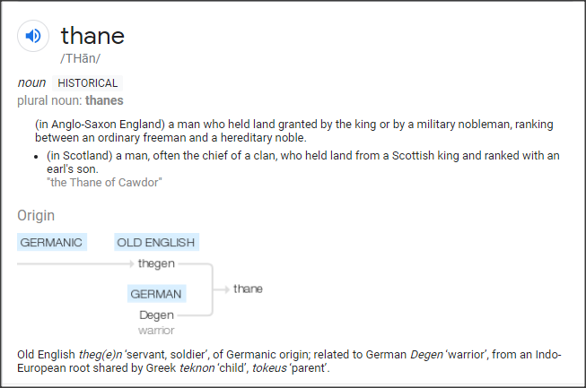 At the top of the Anglo-Saxon social order were the kings. Below them were the thanes. Thanes were powerful men who owned land and reported to the king.