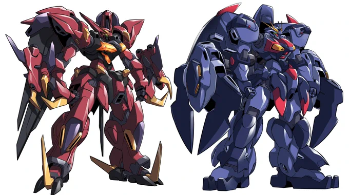 以前、私はガンダムXのMSを楽しみのために設計しました。彼らは両方を駆動します、これらは彼らのものです。 