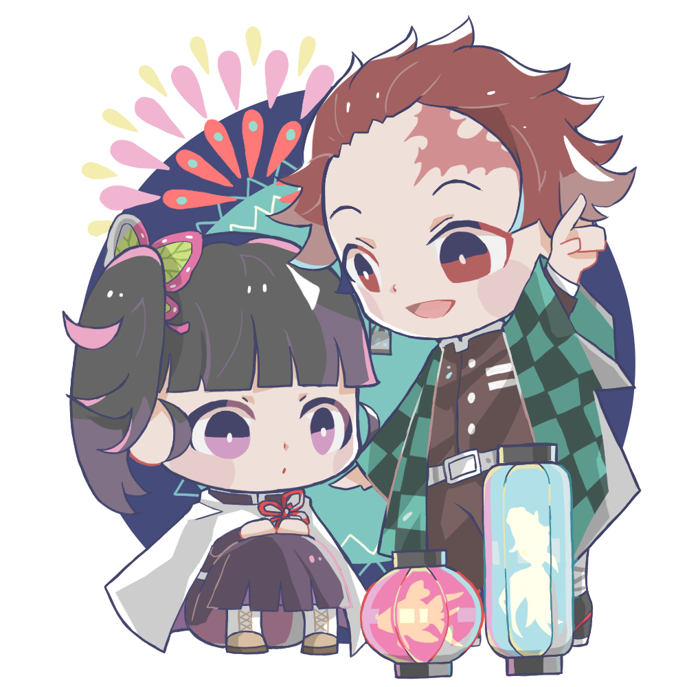 Pepko 栗花落カナヲ X 竈門炭治郎 Digital Painting Chibi ちび Tiny 竈門炭治郎 栗花落カナヲ 鬼滅の刃 T Co U3hgbp2gnk T Co 772ftfitmp Twitter