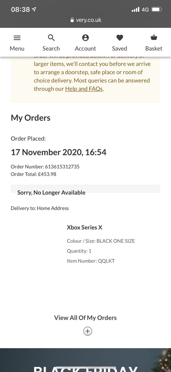 Andy___BwS's tweet photo. @verynetwork  I would just like to know how I have been charged, given a confirmation text, tracking order and delivery date for a product, then you proceed to send an email saying the item is no longer in stock. Plus keep my money held up https://t.co/wGeY3bEjhd